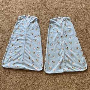 Lot of 2 fleece sleep sacks size 18-24 months/XL